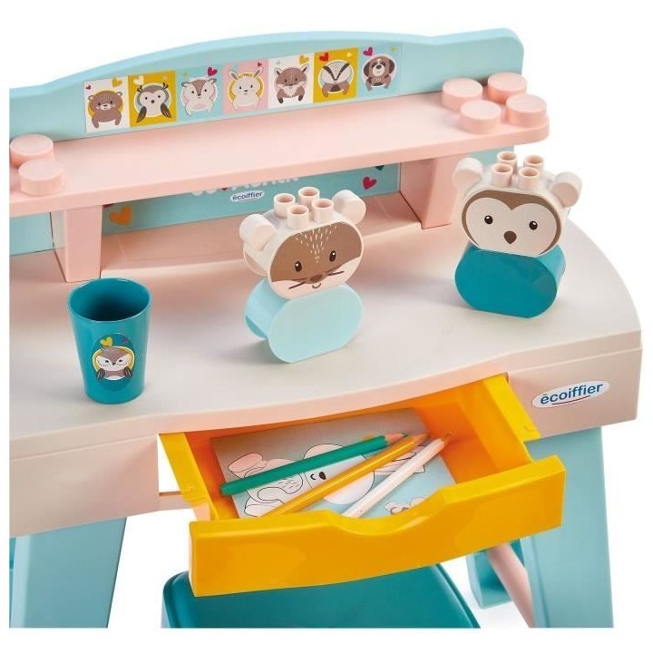 ECOIFFIER 7924 BB Abrick - Mon premier bureau - 12 mois - Bien install