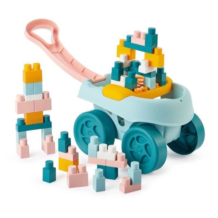 ECOIFFIER 7925 BB Abrick - Chariot - 40 pieces - 12 mois - Un chariot