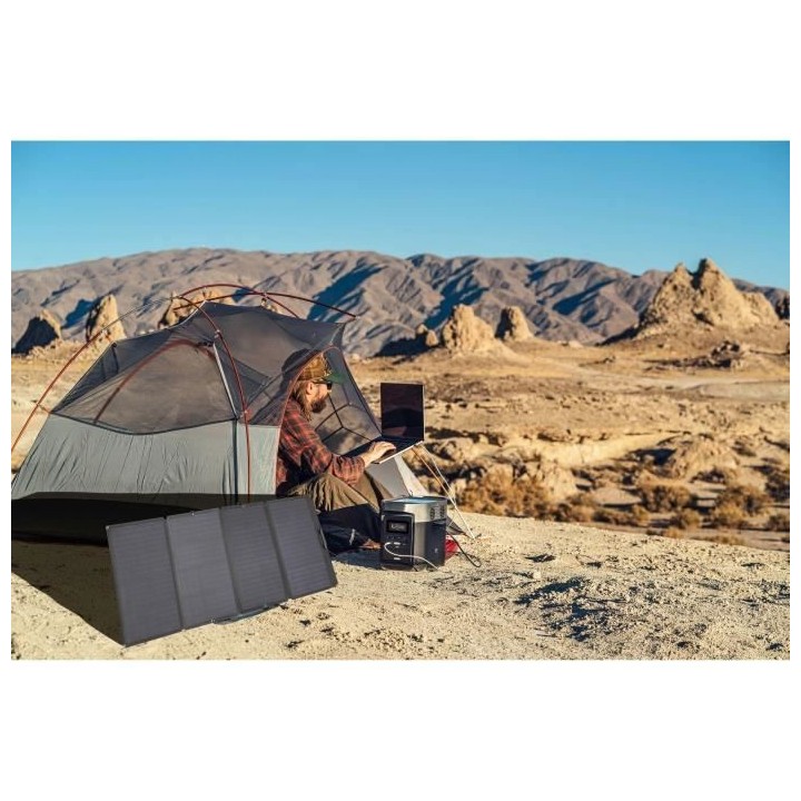 Panneau solaire portable - ECOFLOW - 160W - étanche et pliable