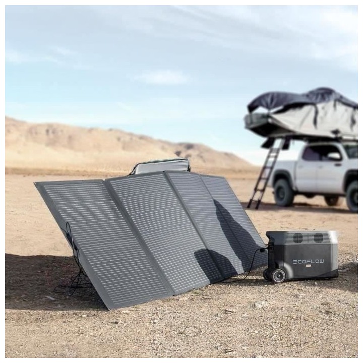 Panneau solaire portable ECOFLOW 400W silicium monocristallin IP68