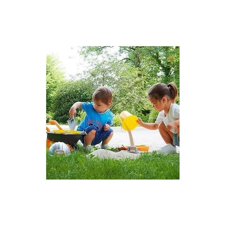 Jouet de construction - Ecoiffier - Pack maçonnerie brouette 50 cm -