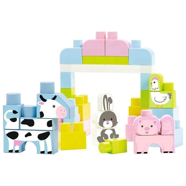 Baril des animaux de la ferme 50 pieces - Les Maxi