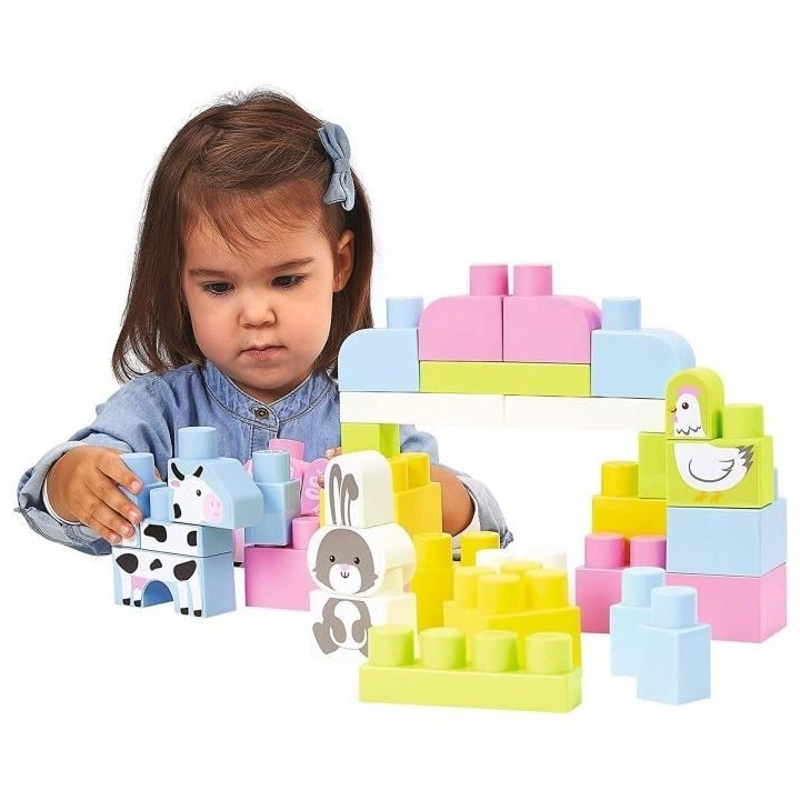 Baril des animaux de la ferme 50 pieces - Les Maxi