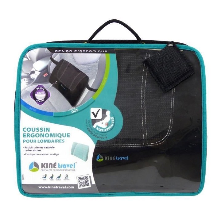 KINE TRAVEL Coussin Lombaire Ergonomique