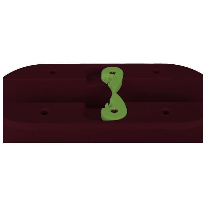 Jardiniere Cavaliere Osaka 19,5 L - EDA - Rouge bourgogne - pour Balco