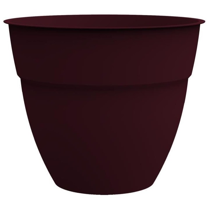 Pot de Fleur Rond Osaka EDA - Ø 50 cm - Volume 57 L - Rouge Bourgogne