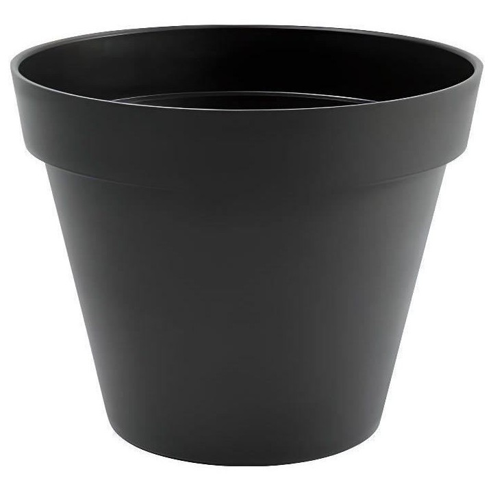 Pot de fleur rond Toscane - EDA PLASTIQUE - Ø 48 x H 40 cm - 43 L - G
