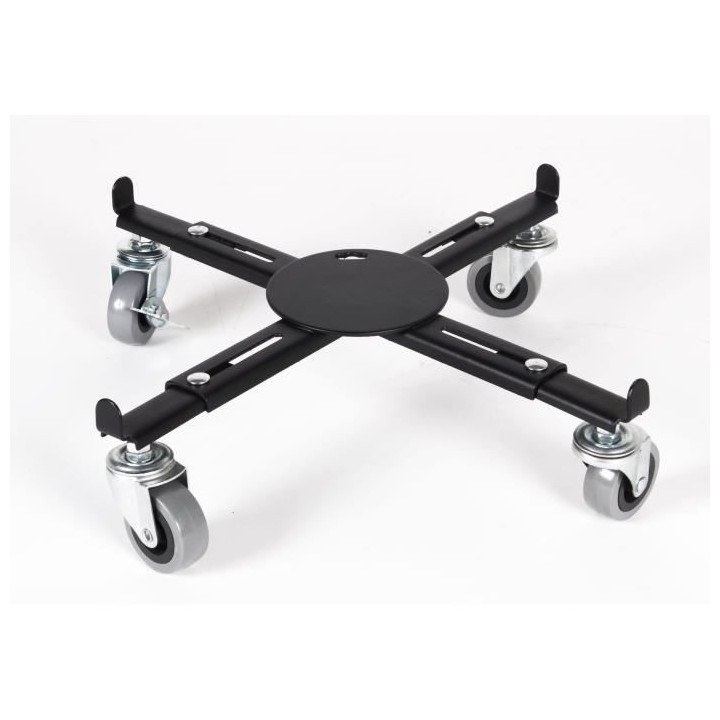 Support a Roulettes - EDA PLASTIQUE - Pour Pots de Fleurs Carrés et R