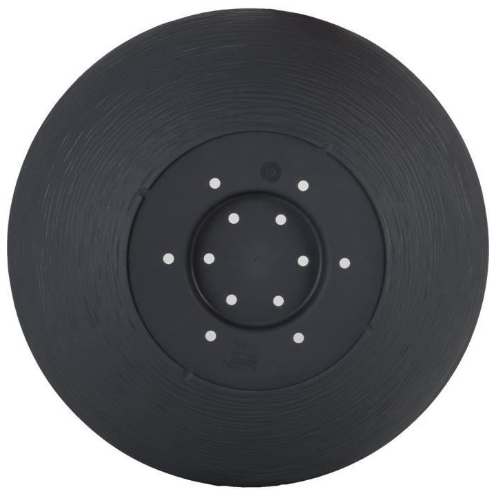 Pot de fleur EDA Plastique Rond Graphit Up Gris anthracite Ø 40 cm 14