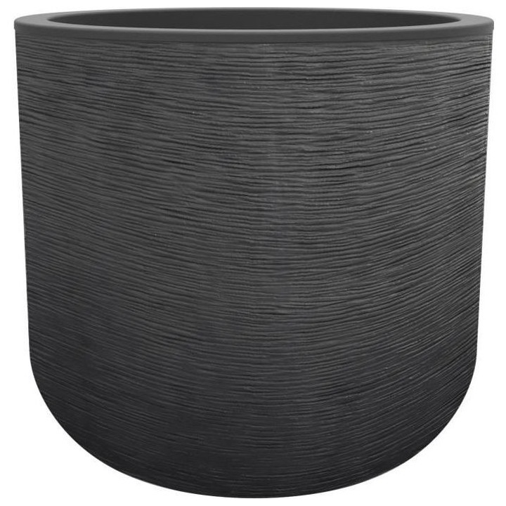 Pot de fleurs - EDA PLASTIQUE - Graphit'Up - 50 cm - 67 L - Gris anthr