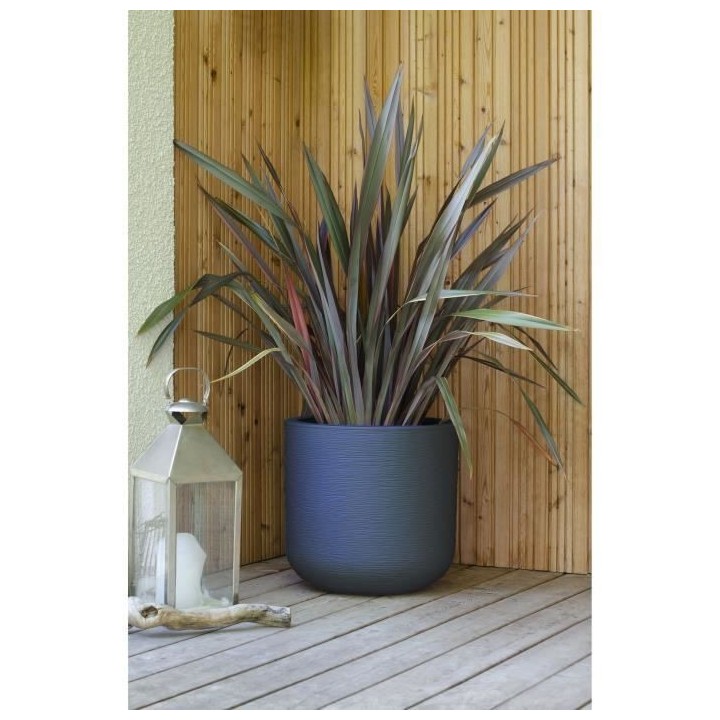 Pot de fleurs - EDA PLASTIQUE - Graphit'Up - 50 cm - 67 L - Gris anthr