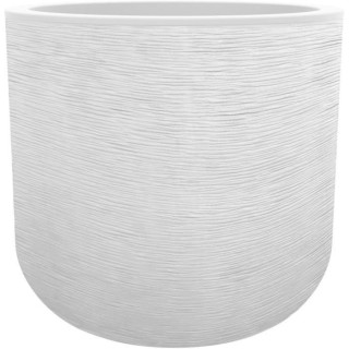 Pot de fleurs - EDA PLASTIQUE - Graphit'Up - Rond - Blanc cérusé - 6