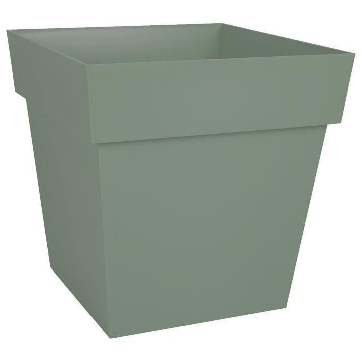 EDA Pot de Fleur Carré TOSCANE 39 cm - 38 L - 39 x 39 x H 39 cm - Ver