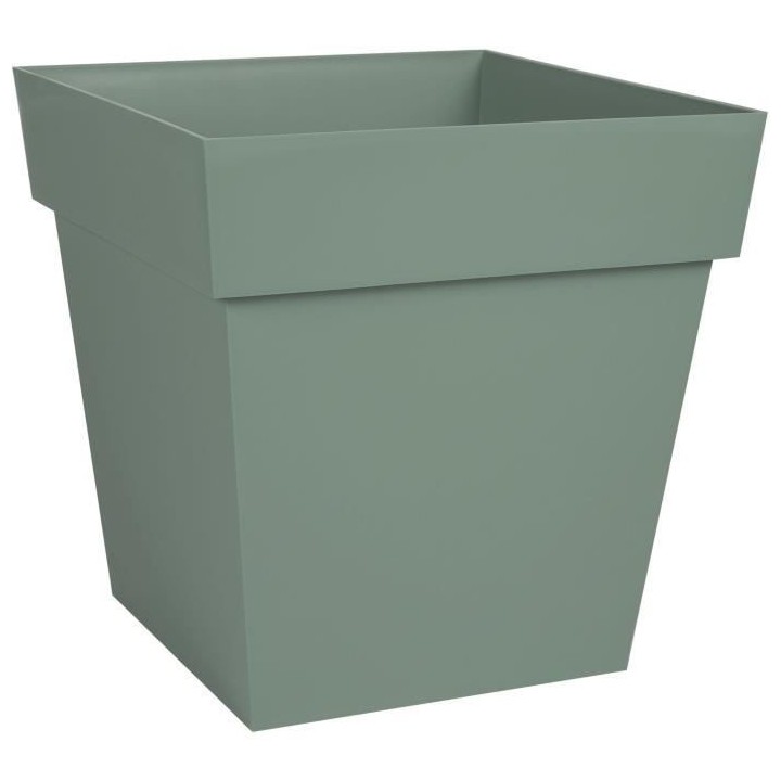 Pot de fleur carré Toscane - EDA PLASTIQUE - 32 x 32 x H 32 cm - 22 L