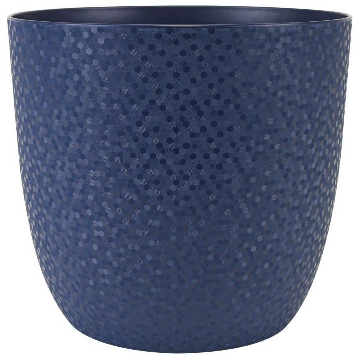 EDA Cache-pot OPALE Ø 29,5 cm - Volume 14,8 L - Bleu profond