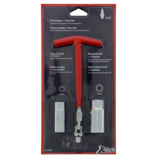 XLTECH Clé a bougie 16-21mm a rotule