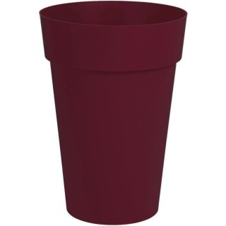 Pot de Fleur Vase Haut TOSCANE - EDA - Ø 46 cm - Volume 67 L - Rouge