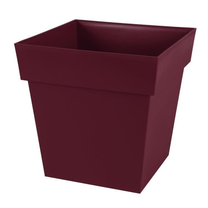 EDA Pot de Fleur Carré TOSCANE 39 cm - Volume 38 L - 39 x 39 x H.39 c