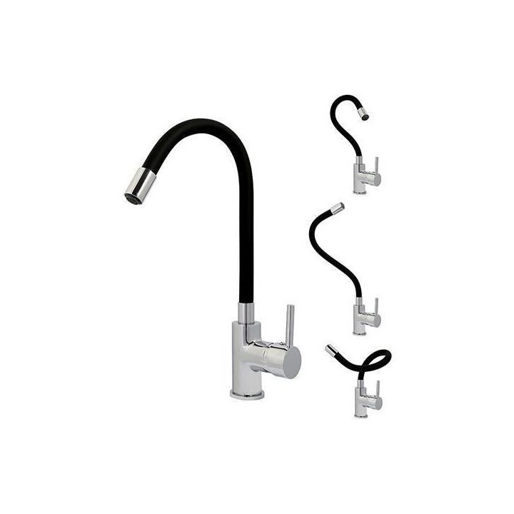 Mitigeur de cusine - EDOUARD ROUSSEAU - ILO MÉMOIRE DE FORME - Chrom