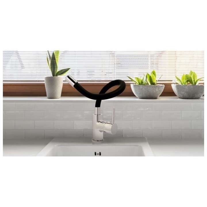 Mitigeur de cusine - EDOUARD ROUSSEAU - ILO MÉMOIRE DE FORME - Chrom