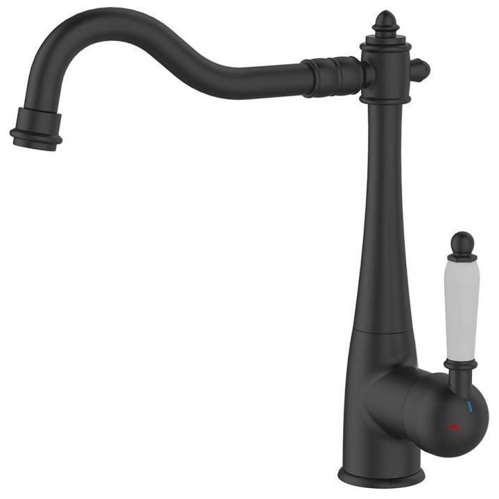 Mitigeur de cuisine - EDOUARD ROUSSEAU - RETRO - Noir