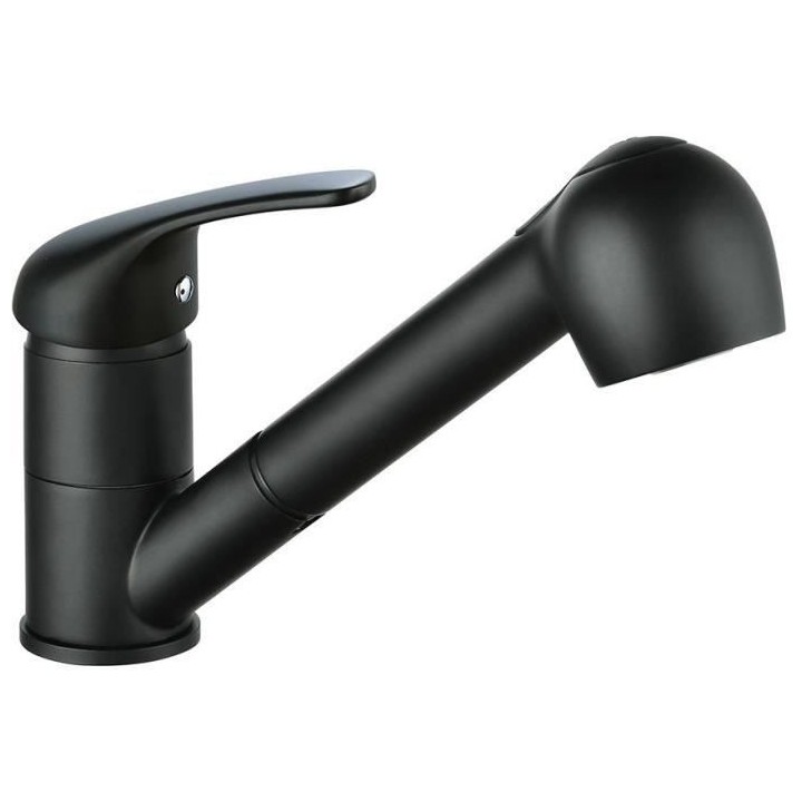 Mitigeur de cuisine bas - EDOUARD ROUSSEAU - ARES - Noir