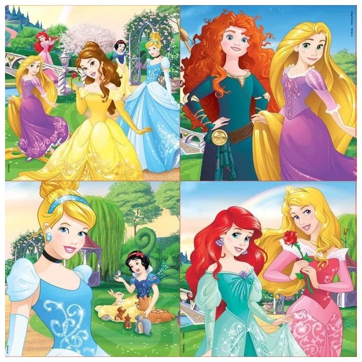 4 puzzles progressifs - EDUCA - Malette Puzzles Progressifs Disney Pri