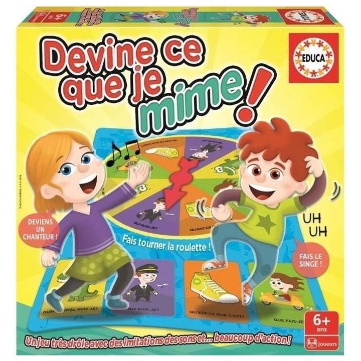EDUCA - Devine ce que Je Mime - Jeu éducatif