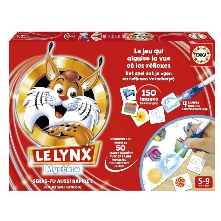 Jeu d'images - EDUCA - Lynx Mystere 150 Images