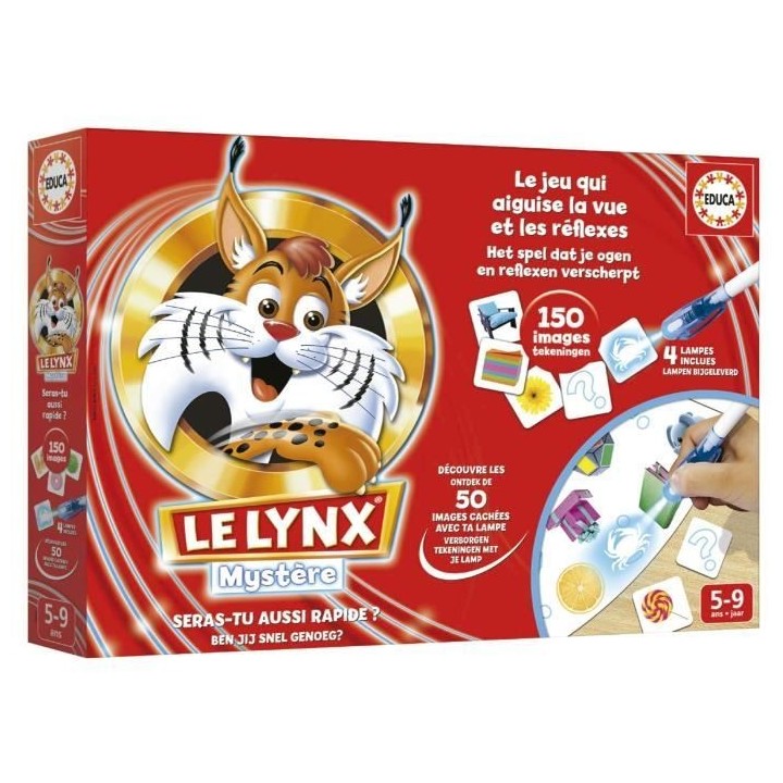 Jeu d'images - EDUCA - Lynx Mystere 150 Images
