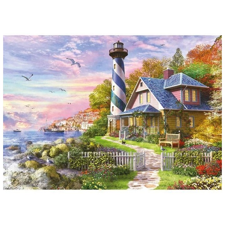 Puzzle Architecture et monument - EDUCA Phare A Rock Bay - 2000 pieces