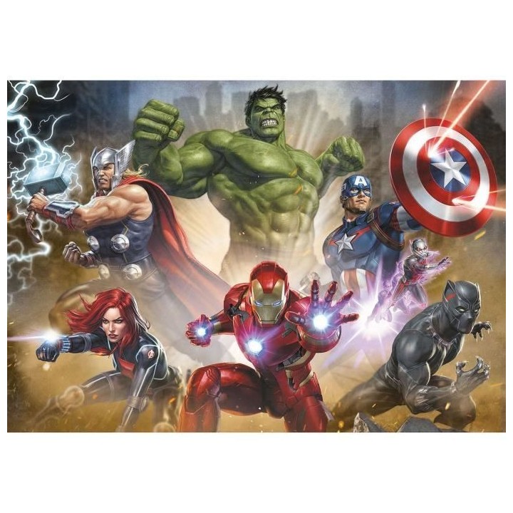 Puzzle 1000 pieces AVENGERS - EDUCA - Dessins animés et BD - Enfant 1