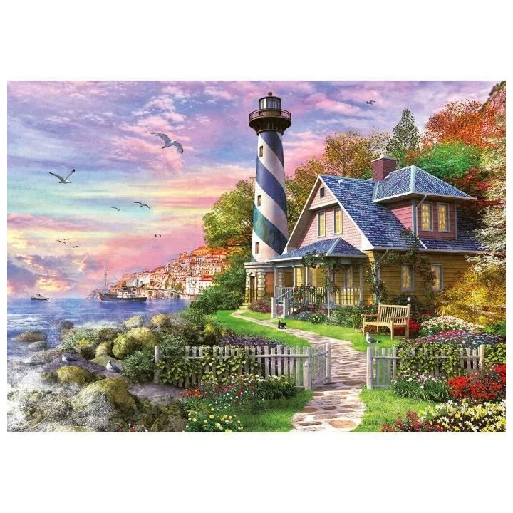 Puzzle Paysage et Nature - EDUCA - Phare A Rock Bay - 1000 pieces - Ad
