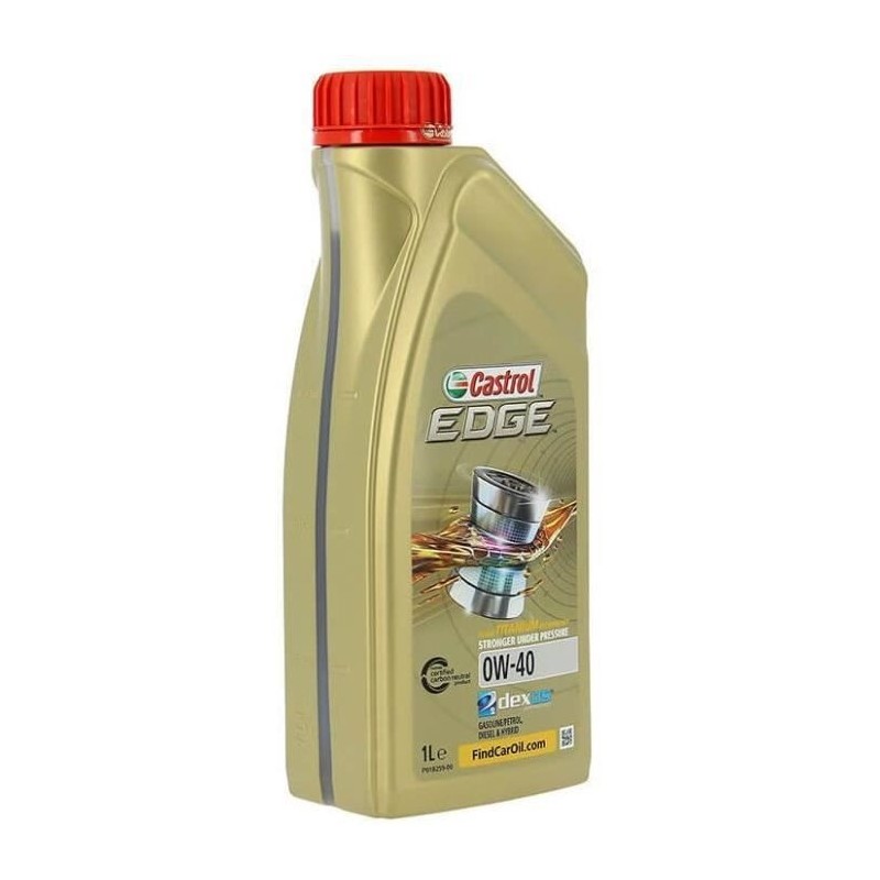 CASTROL Huile-Additif Edge - Synthetique / 0W40 / 1L