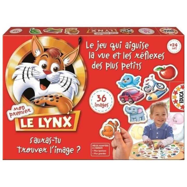 Jeu de compétition Le Lynx pour enfants de 24 mois - EDUCA - Mon Prem