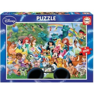 Puzzle - EDUCA - Le merveilleux monde de Disney II - 1000 pieces - Des