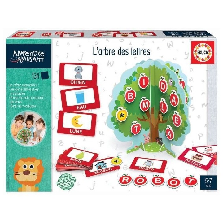 Jeu d'apprentissage - EDUCA - L'Arbre Des Lettres