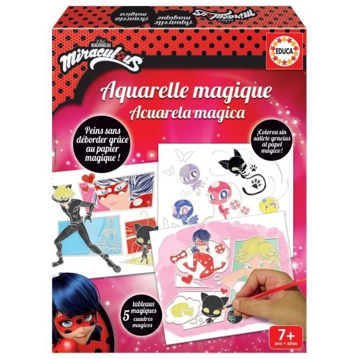 EDUCA - Aquarelle magique Miraculous Ladybug