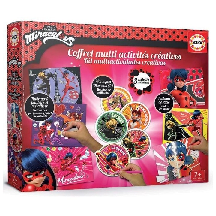 Coffret Multi-activités Miraculous Ladybug - Loisirs créatifs - EDUC