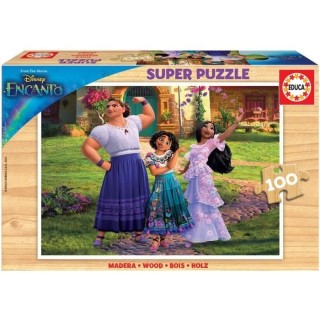Puzzle en bois Disney Encanto - EDUCA - 100 pieces - Violet - Dessins