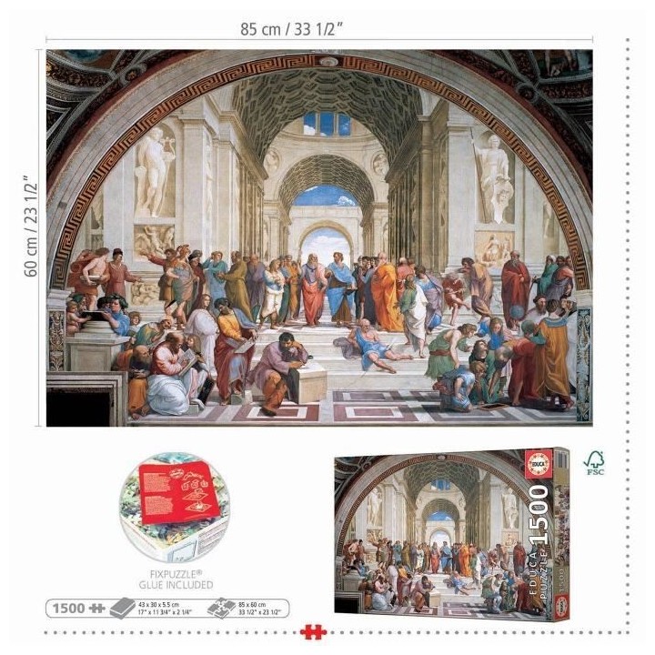 Puzzle EDUCA 1500 pieces - Collection Art (Classe de danse / School of