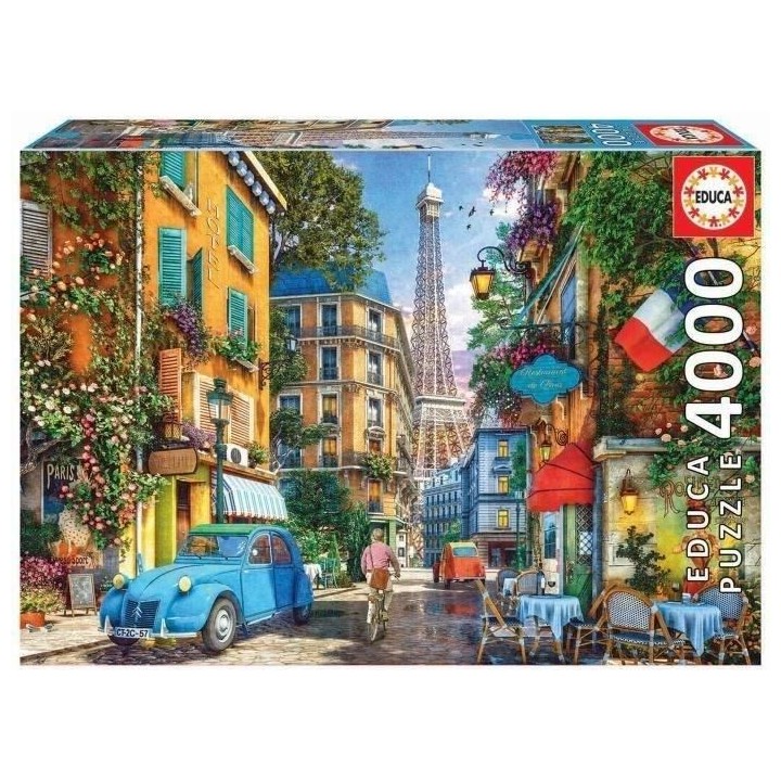 EDUCA - Puzzle - 4000 The old streets of Paris