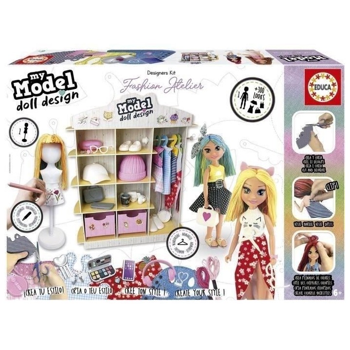 Jeu de mode - EDUCA - My Model - Doll Design - Fashion Atelier