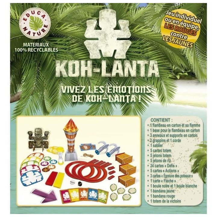Koh Lanta - Jeu de société - EDUCA