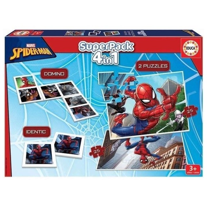 EDUCA - Superpack Spider-man NEW