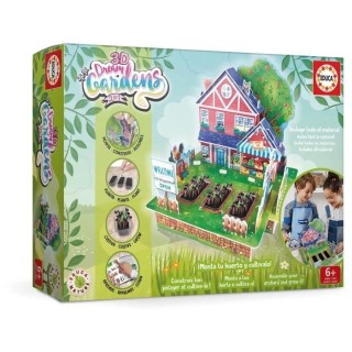 Jeu de construction et de création - EDUCA - 3D Dream Gardens 2In1 -