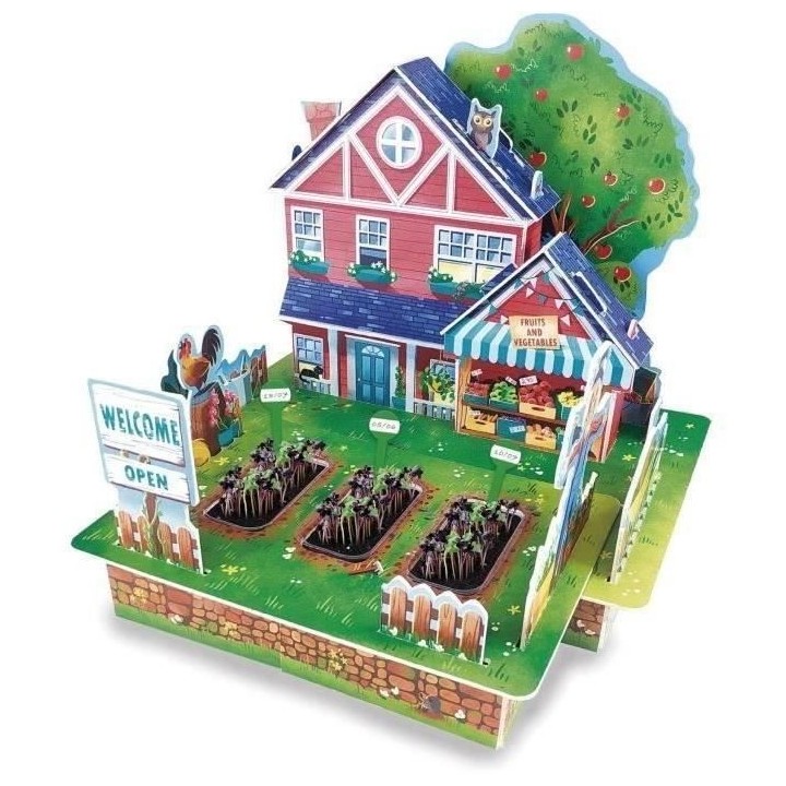 Jeu de construction et de création - EDUCA - 3D Dream Gardens 2In1 -