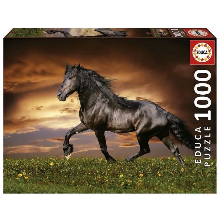 CHEVAL AU TROT - Puzzle de 1000 pieces