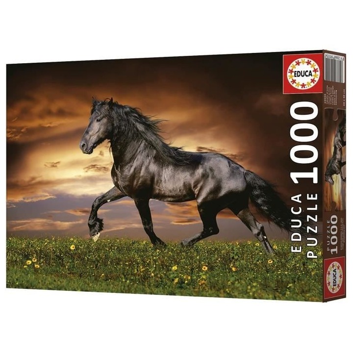 CHEVAL AU TROT - Puzzle de 1000 pieces