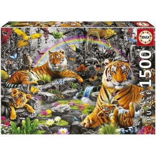Puzzle paysage et nature - EDUCA - Jungle radieuse - 1500 pieces - Sac
